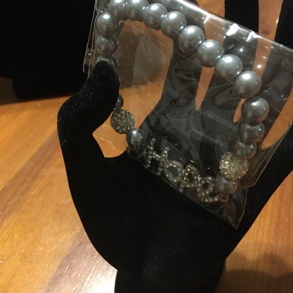 Bundle Sale 3 for $15 | Shimmering Beaded Hope Bracelet - Picture 5 of 7